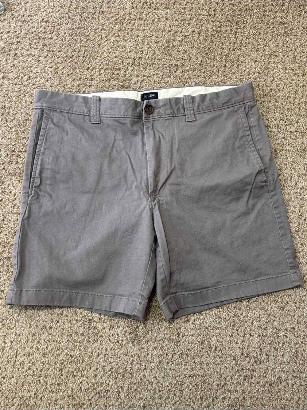 J Crew Gray Cotton Blend Shorts Size 32 Waist | casual | minimalist | basics